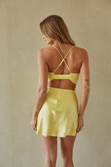 Logan Cowl Neck Mini Dress