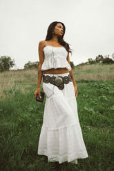 Miley Button Up Peplum Top