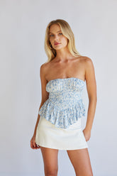 Raine Floral Smocked Tube Top