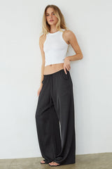 Leo Satin Drawstring Pants