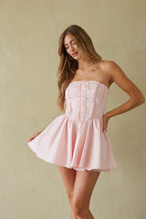 Sabrina Strapless Corset Mini Dress