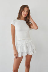 Kirby Ruffle Micro Mini Skort
