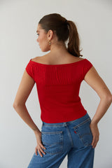 Persephone Off the Shoulder Knit Top