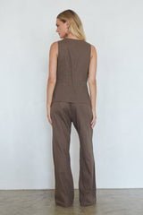 Rina Wide Leg Linen Pants